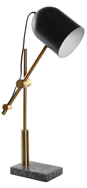 Desk lamp DKD Home Decor Black Grey Golden Metal 60 W 220 V 45 x 45 x 70 cm