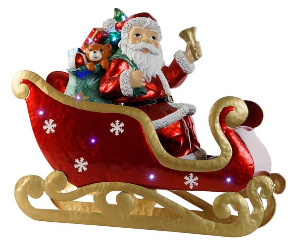 Christmas bauble Home ESPRIT Red Multicolour Father Christmas 64 x 26 x 60 cm