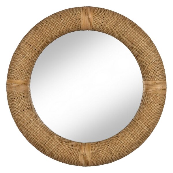 Wall mirror Natural 80 x 7 x 80 cm