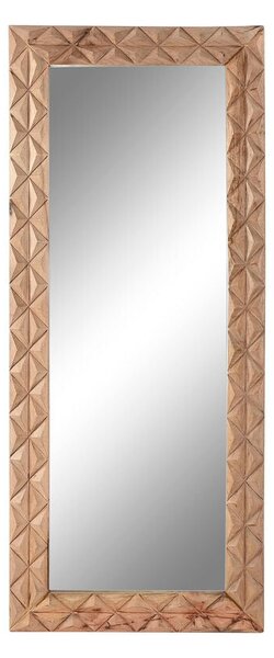 Wall mirror Home ESPRIT Natural Modern 76 x 4 x 183 cm