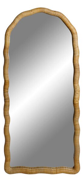 Wall mirror Home ESPRIT Natural Scandi 51 x 4,5 x 120 cm