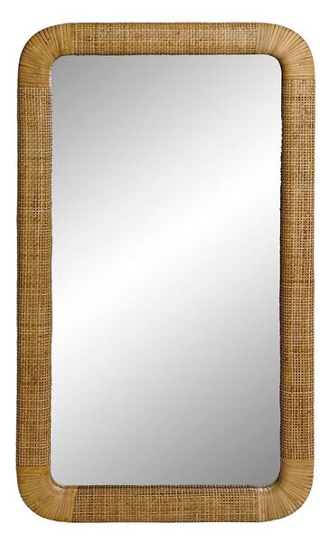 Wall mirror Home ESPRIT Natural Tropical 55 x 4 x 95 cm