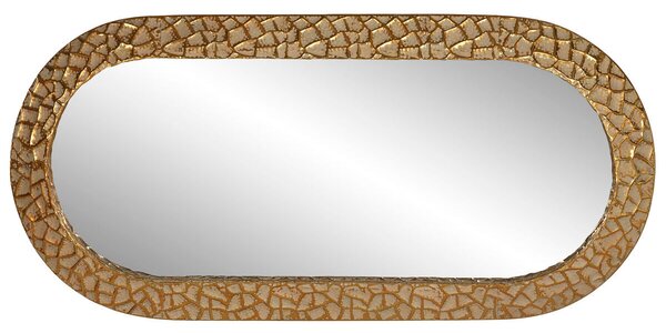 Wall mirror Home ESPRIT Golden Modern 60 x 6,5 x 126,5 cm