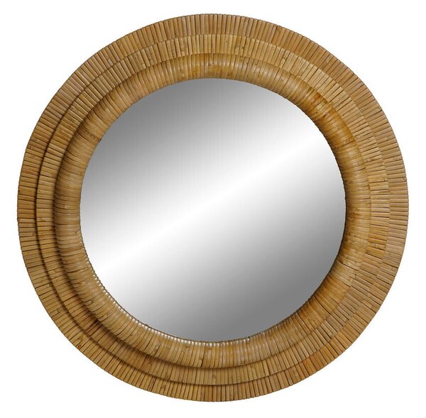 Wall mirror Home ESPRIT Natural Urban 60,5 x 5 x 60,5 cm