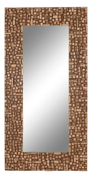 Wall mirror Home ESPRIT Brown Modern 91 x 4 x 183 cm