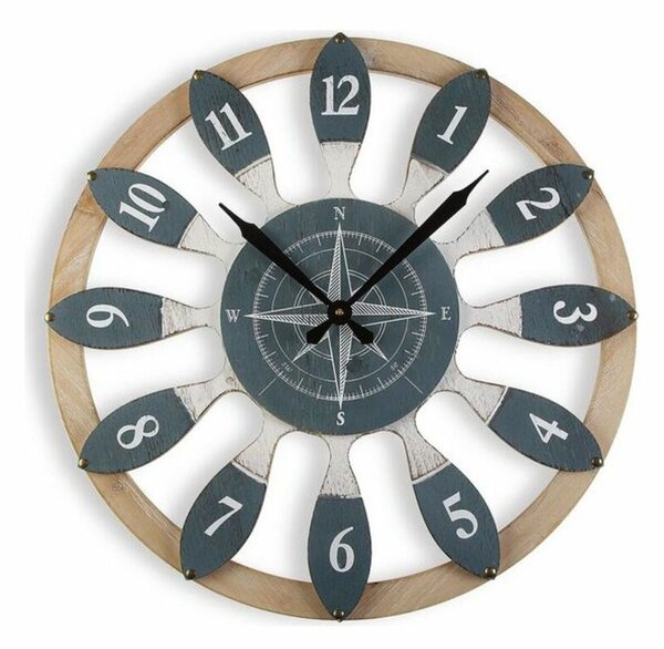 Wall Clock Versa BIG-S3404163 MDF Wood (60 x 4,5 x 60 cm)