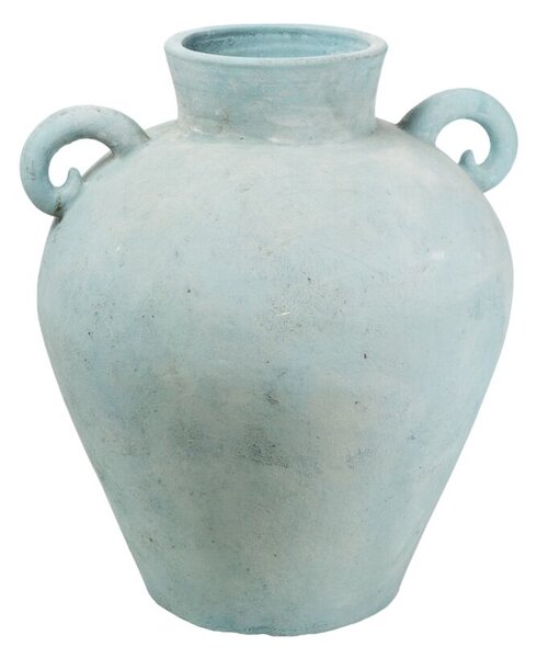 Vase Romimex Green Terracotta 50 x 60 x 50 cm With handles