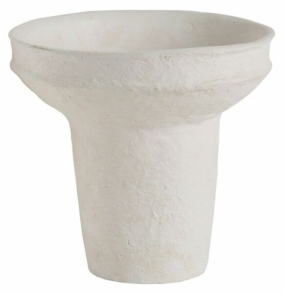 Vase Alexandra House Living White Cement 26 x 24 x 26 cm