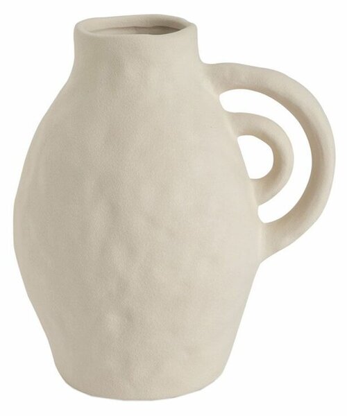 Vase Alexandra House Living Atenas White Ceramic 23 x 26 x 18 cm