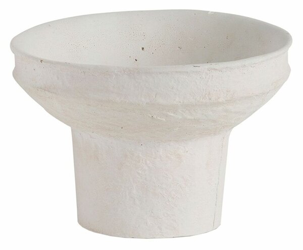 Vase Alexandra House Living White Cement 26 x 19 x 26 cm