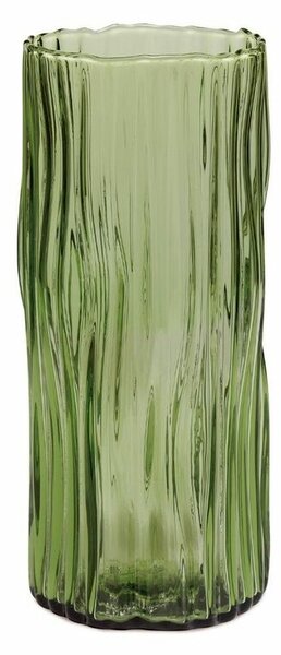 Vase Alexandra House Living Green Glass 10 x 25 x 10 cm