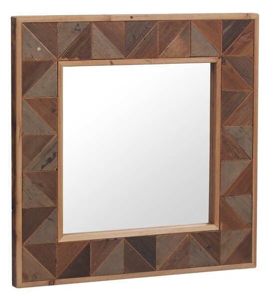 Hanging mirror Alexandra House Living Natural 77 x 77 x 4 cm