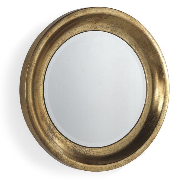 Hanging mirror Alexandra House Living Golden 71 x 71 x 6 cm