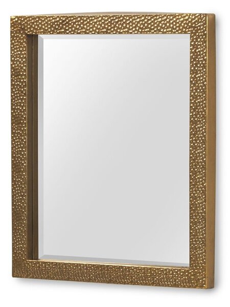 Hanging mirror Alexandra House Living Golden 54 x 65 x 4 cm