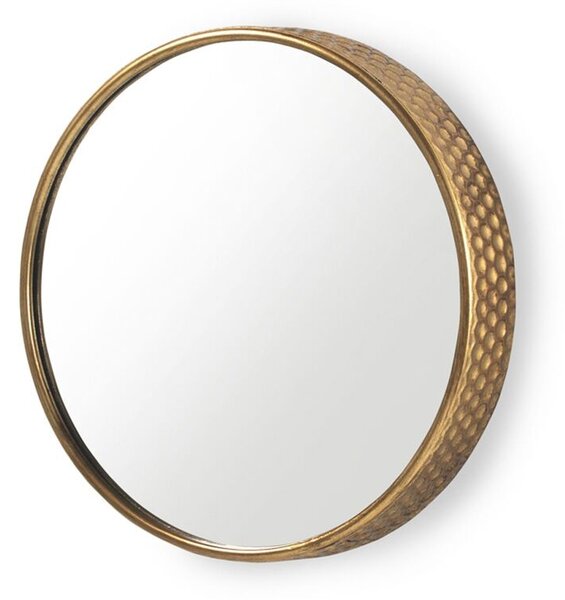 Hanging mirror Alexandra House Living Golden 50 x 50 x 8 cm