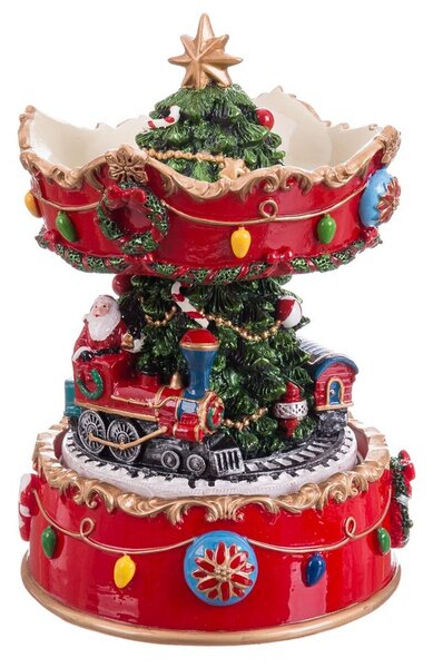 Christmas bauble Multicolour Carousel 12 x 12 x 16,5 cm