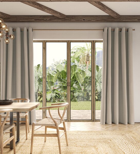 ANTE DECOR Fortress NO JOINS Dimout Made To Measure Curtains Caramel