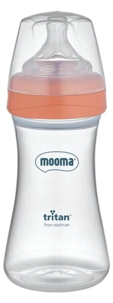 Mooma Neutra Tritan Bottle Fast Flow 18+ months 250ml - Coral Pink