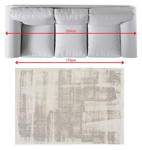 Rug Abstract Gray II 120x170 cm