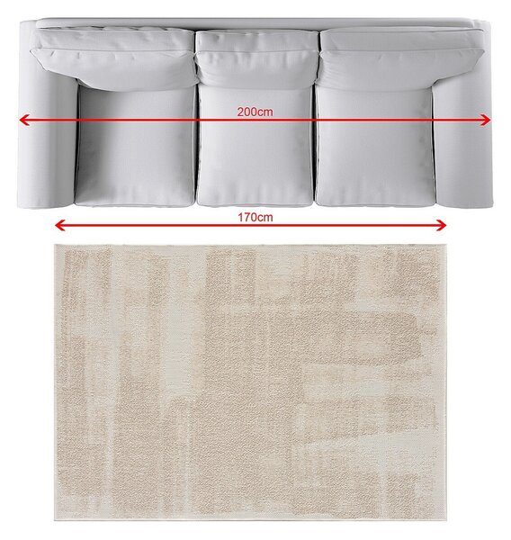 Rug Abstract Beige II 120x170 cm