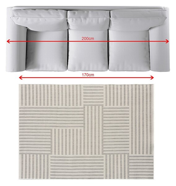 Rug Mellow Gray II 120x170 cm