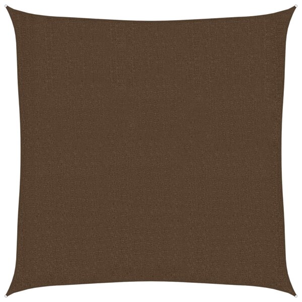 Sunshade Sail 160 g/m² Brown 3x3 m HDPE