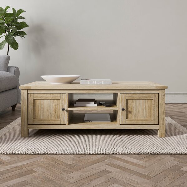 Olney Storage Coffee Table Oak