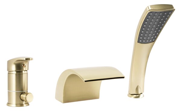 Bath faucet Rea Riven Brush Gold