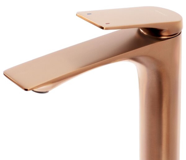 Bathroom faucet Rea AVALON Copper Brush High
