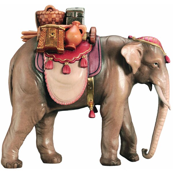 Elephant with luggage for nativity scene - Royal