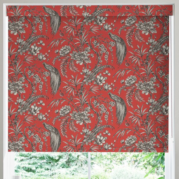 Catalan Blackout Made To Measure Roller Blind Crimson