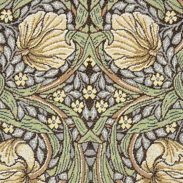 William Morris Pimpernel Tapestry Fabric Earth