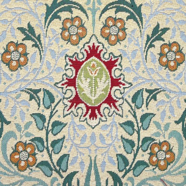 William Morris Persian Tapestry Fabric Natural