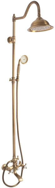 Shower set REA BERGAMO antique bronze