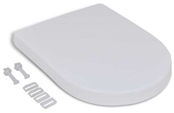 White Soft-close Toilet Seat Square