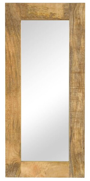 Mirror Solid Mango Wood 50x110 cm