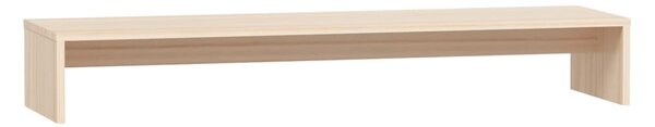 Monitor Stand 100x27x15 cm Solid Wood Pine