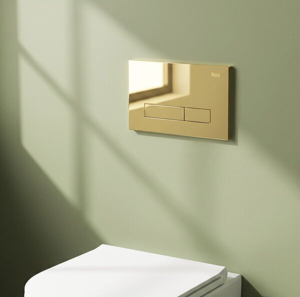 Toilet Flush Button Rea HD K011A-Q and Slim 024N Gold