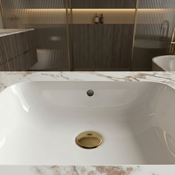 Wall-hung washbasin REA Aresa Cold Jade 80
