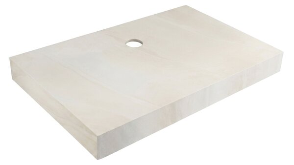Wall-Mounted Washbasin with Shelf Rea Apollo Gran Cloud Sky 80