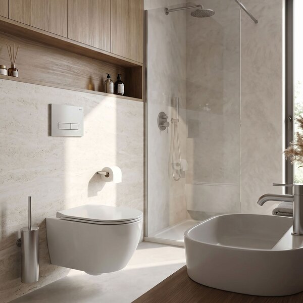 Toilet Flush Button Rea HD K011A-Q and Slim 024N Satin