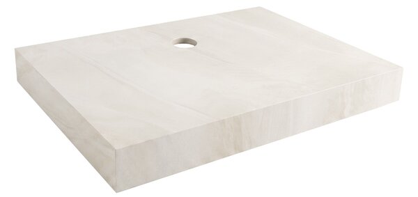 Wall-Mounted Washbasin with Shelf Rea Apollo Gran Cloud Sky 70