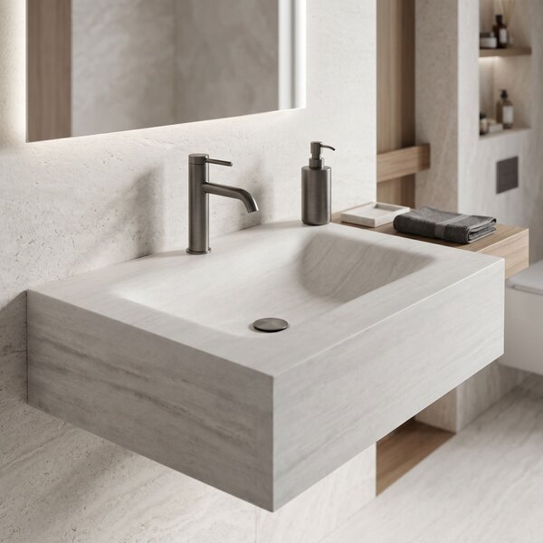 Wall-hung washbasin REA Apollo Muralto Roma 70