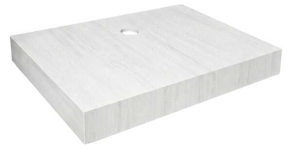 Wall-hung washbasin with a shelf Rea Apollo Muralto Roma 70