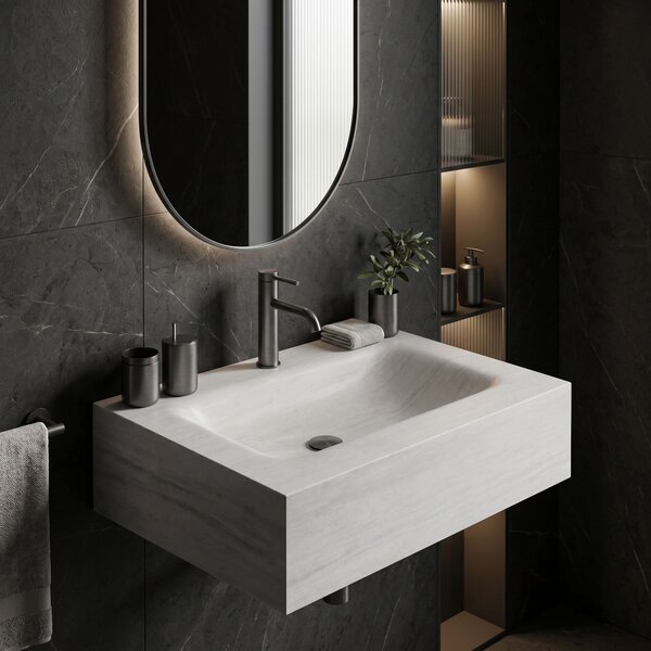 Wall-hung washbasin REA Apollo Muralto Roma 70