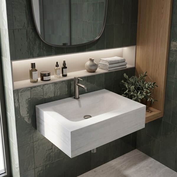 Wall-hung washbasin REA Apollo Muralto Roma 70