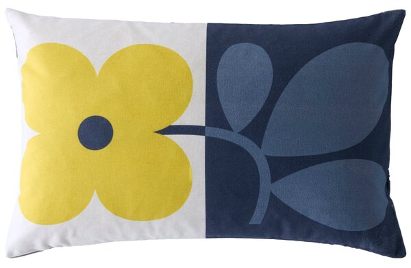 Orla Kiely Floret 40cm x 60cm Filled Boudoir Dandelion Denim
