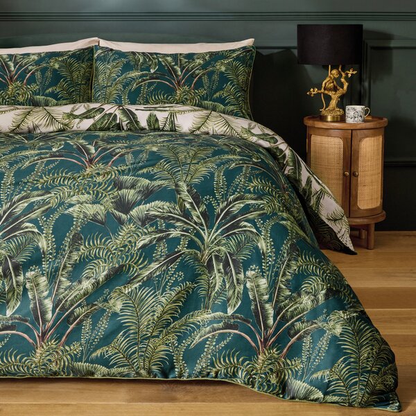 Clarke & Clarke Majorelle Duvet Cover Bedding Set Green