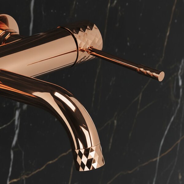 Bathroom faucet Rea Lungo Diamond Copper
