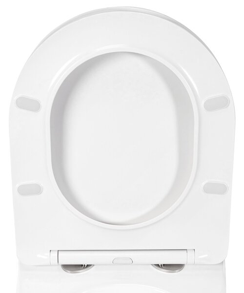 Toilet seat UF FLAT WHITE CARLO